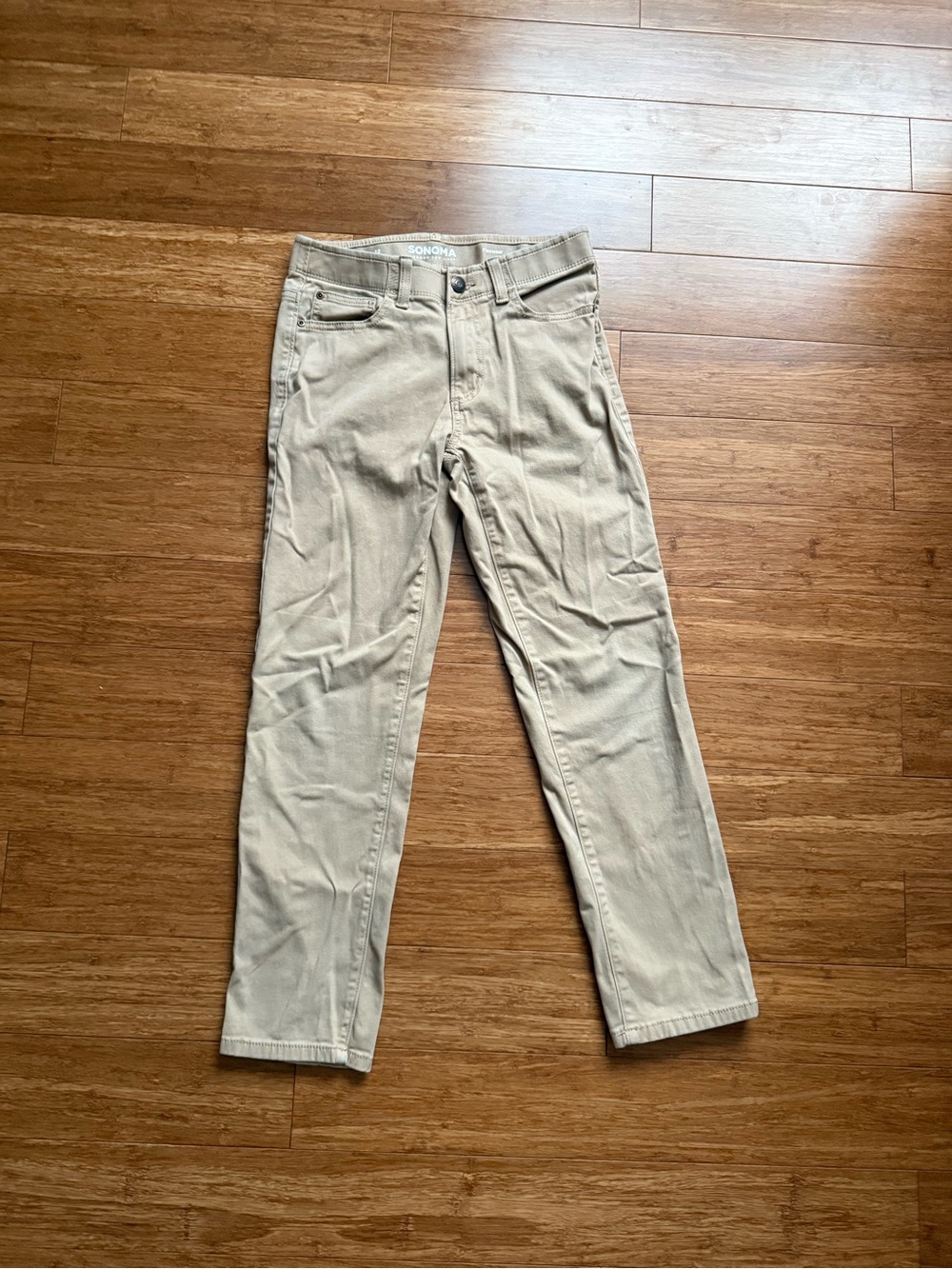 Sonoma Boy's Light Tan Chinos